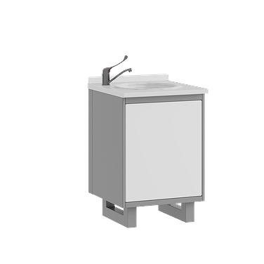 Medical cabinet with acrylic sink, faucet and waste basket Medical cabinet with acrylic sink, faucet and waste basket