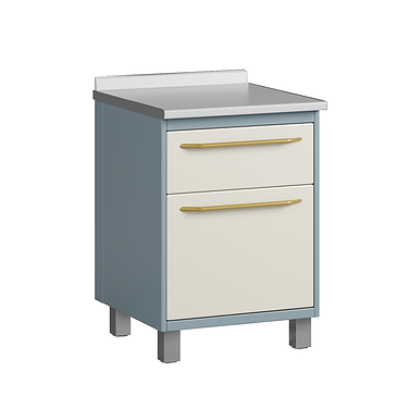 Module with drawer and door, 1 shelf