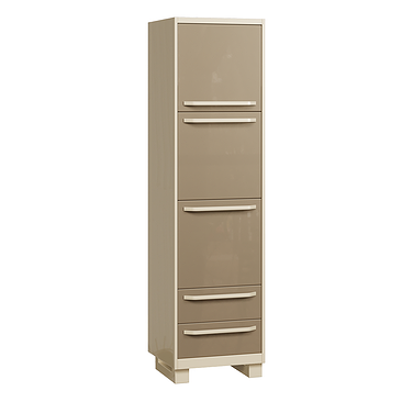 File cabinet with 3 doors, 2 drawers and 3 shelves