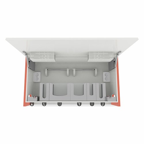 Медицинский подвесной шкаф с дверцей