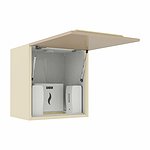 Медицинский шкаф подвесной (гигиенический) с сенсорными диспенсерами для антисептиков, жидкого мыла и бумажных полотенец