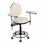 Chair for working with microscope