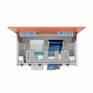 Медицинский подвесной шкаф с дверцей