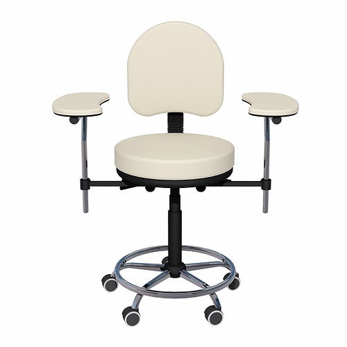 Chair for working with microscope