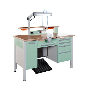 Dental technician's desk