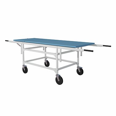 Cart for patients transportation (with stretcher) with matress