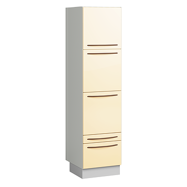 Wardrobe with 3 doors, 2 drawers and 3 shelves
