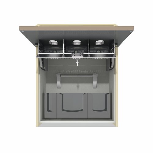 Медицинский подвесной шкаф с дверцей