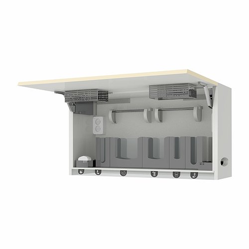 Медицинский подвесной шкаф с дверцей