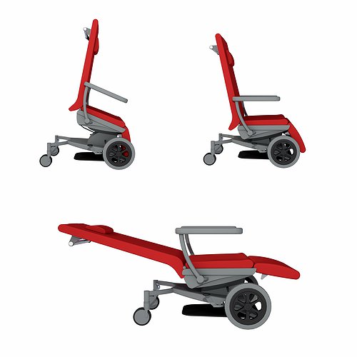 Реабилитационное кресло для перевозки и отдыха больных