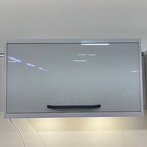 Медицинский шкаф подвесной с нижней подсветкой с дверцей и одной полкой