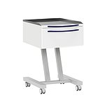 Стол для хирургических инструментов, стоматологический мобильный с 1 ящиком (основание из прямоугольной трубы)