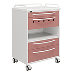 Медицинский стол врача мобильный с 3 ящиками, с бактерицидной лампой Philips