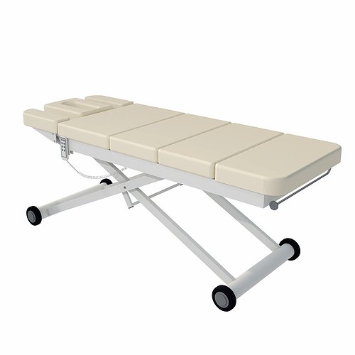 Медицинский массажный стол двухсекционный, регулируемый по высоте с электродвигателем и пультом