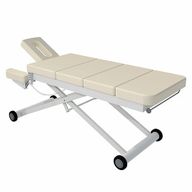 Медицинский массажный стол двухсекционный, регулируемый по высоте с электродвигателем и пультом