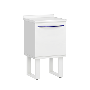 Медицинская тумба со столешницей, дверцей и 1 полкой