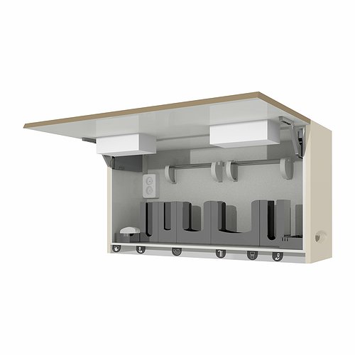 Медицинский подвесной шкаф с дверцей