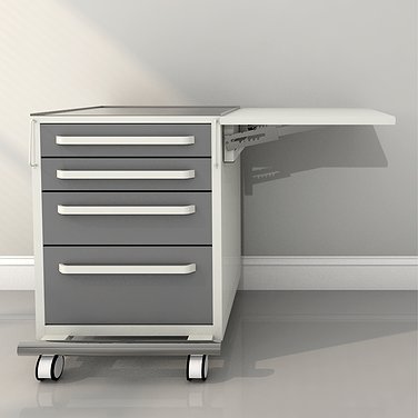 Полка откидная для стационарного и мобильного модуля (возможность установки на стену, а так же на боковую стенку модуля)