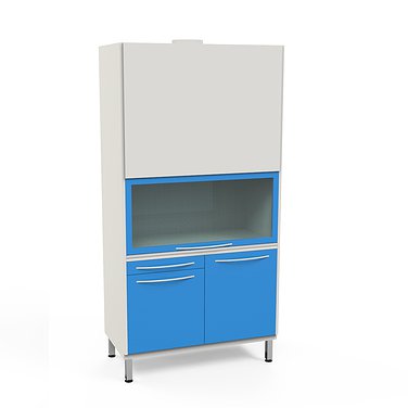 L-3HM Lab cabinet with exhaust system, heating unit and sink L-3HM Lab cabinet with exhaust system, heating unit and sink