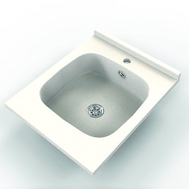 Granolithic sink