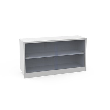 Suspended module A-16 with sliding glass doors, shelf and bottom illumination